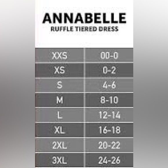 NWT - LuLaRoe Annabelle Ruffled Tiered Dress - Picture 7 of 7